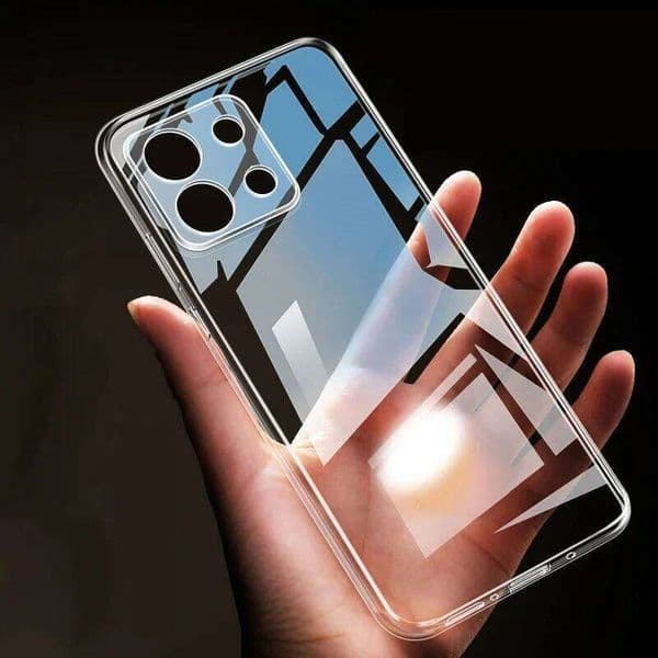Ultra Thin Clear Silicone Soft Case For Xiaomi Redmi Note 13R Pro Plus 13 4G 5G Full Camera Protection Back Cover 13C J260205