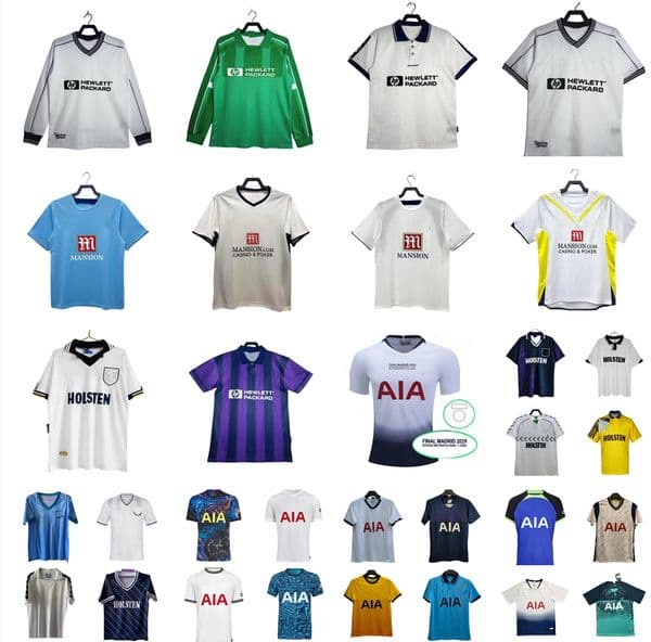 2006 2007 2008 2009 2010 Retro MODRIC KANE SON soccer jerseyS 1991 1992 1993 1994 1995 1998 1999 Klinsmann GASCOIGNE ANDERTON SHERINGHAM BALE Vintage Football Shirt