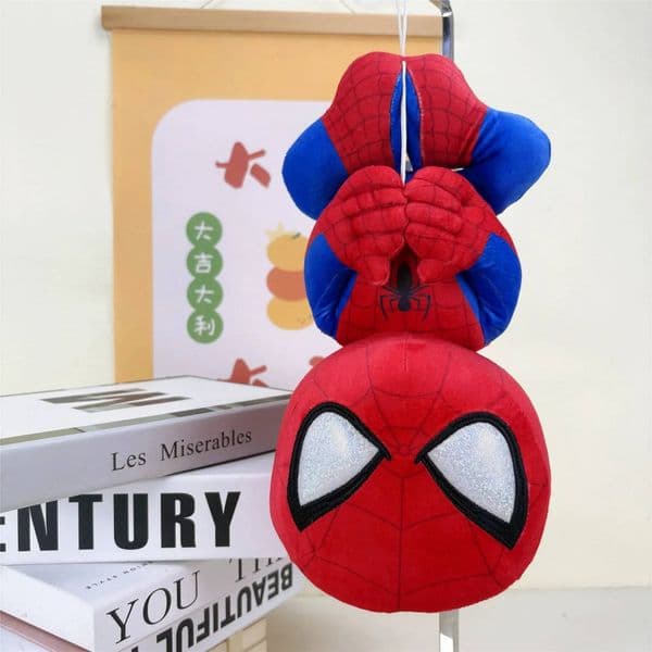 Marvel Creative Hanging Spider-Man Plush Stuffed Toy 28Cm Superhero Doll Soft Anime Plushie Perfect Gift For Fans & Collectors Luxury Marvel Plush Toys