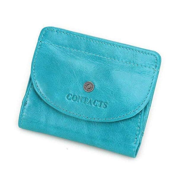 Contact's Women Short Wallets Genuine Leather Mini Coin Purse Fashion Money Bag Femal Card Holder Wallet Gift for Girls Cartera Y260206