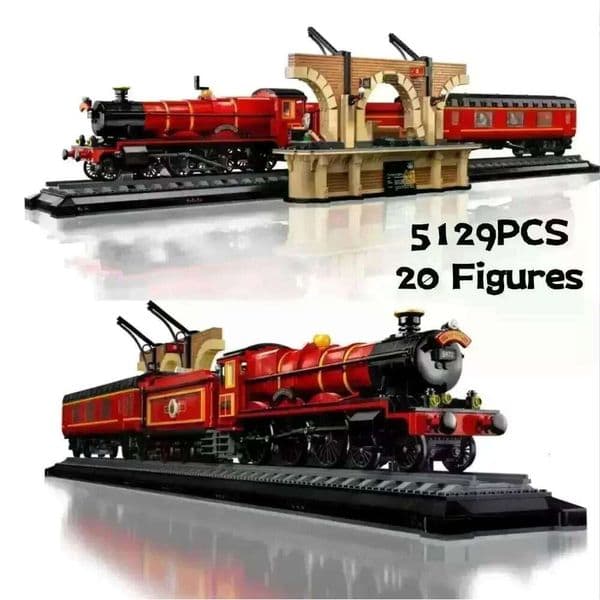 Christmas Gift 5129PCS Magic Academy Home Decoration Collectors Edition 118cm Express Train Building Block Toy Model 26Y0205 Y260515