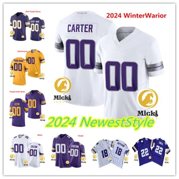 Christian Darrisaw Justin Jefferson Minnesota Football Jersey Harrison Smith Lewis Cine Brian O'neill Garrett Bradbury C.J. Ham Patrick Jones II Stitched Jerseys