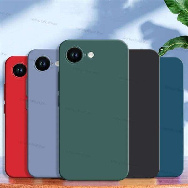 Case Funda Shockproof Liquid Silicone TPU Protective Phone Back Cover Shell For iPhone 16e J260205