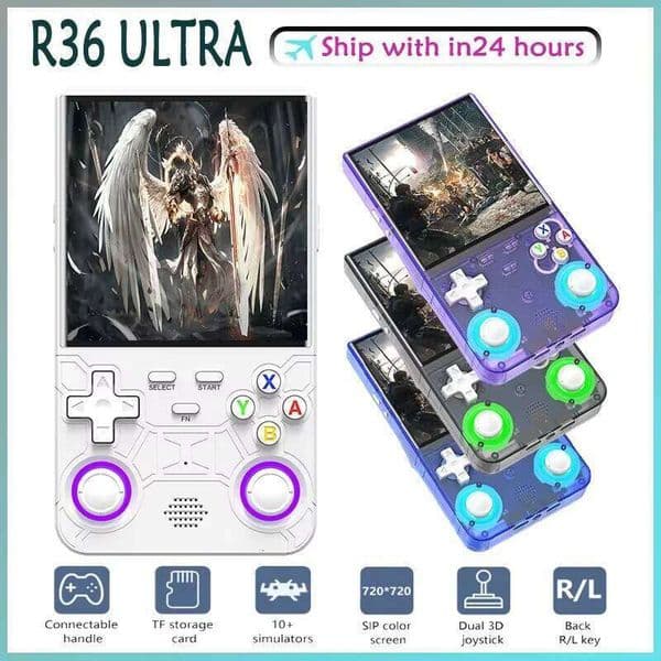 New R36 ultra retro 4.0-inch open-source R36ultra portable video player handheld game console H260205