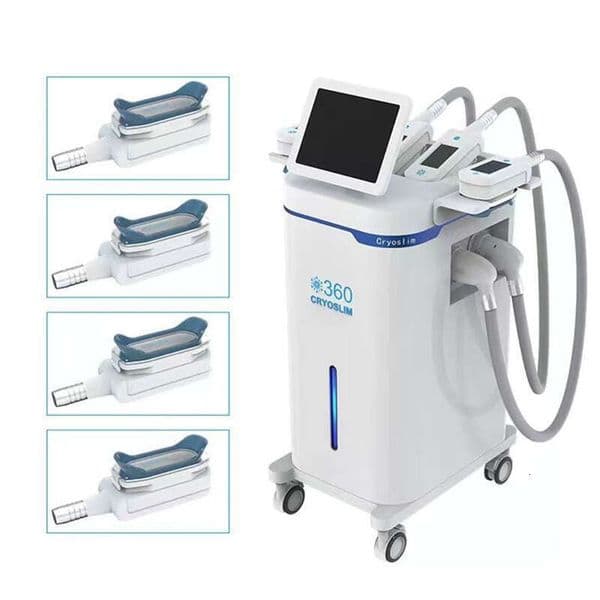 Vertical 360 Cryolipolyse Fat Freezing Body Slimming Cryotherapy Vacuum Cavitation System Cellulite Reduction Massage Machine With CE