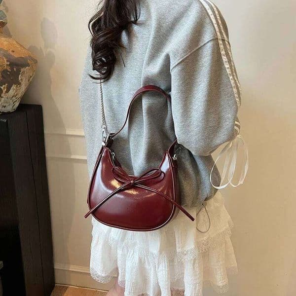 Elegant Women Fashion Leather Luxury Classic Designer Crossbody Shoulder Tote Bag Handbag For Daily Chic Urban Style Y260205
