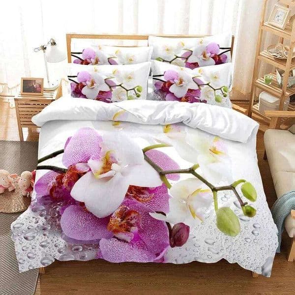 Flowers Duvet Cover 3d Digital Printing Bed Linen Queen Size Bedding Set Fashion Design XJ251225