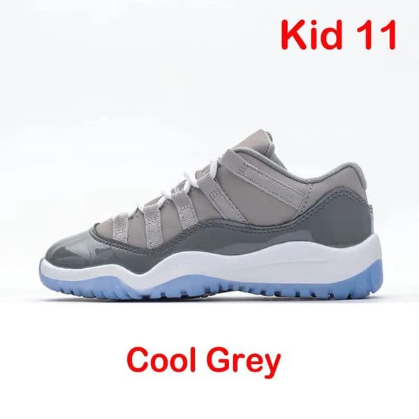 Designer Kids Shoes Children 11S Basketball Shoe 11 Baby Cherry Bred Cool Grey Concord Unc Win Like Toddler Sneakers Fashion Tennis Shoe Running Shoes 25-35 With Box