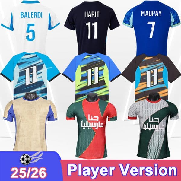 25 26 BALERDI Mens player Soccer Jerseys GARCIA WAHI GREENWOOD CORNELIUS MOUMBAGNA Home Away 3rd Special editions Football Shirts