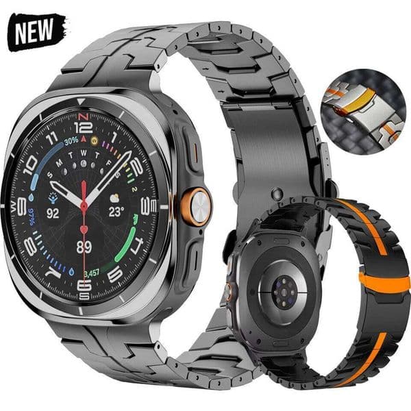 Metal Band 47mm Bracelet No Gaps Strap For Samsung Galaxy Watch Ultra Watchband Accessories Correa Z260207