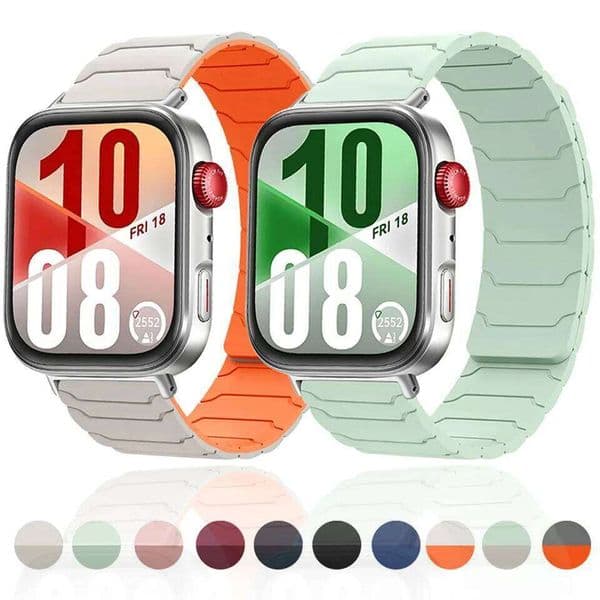 Magnetic Silicone Strap 4/Fit 3 Sports Bracelet Replacement Wristband for Huawei Watch Fit 4 Pro/4 Correa Z260207