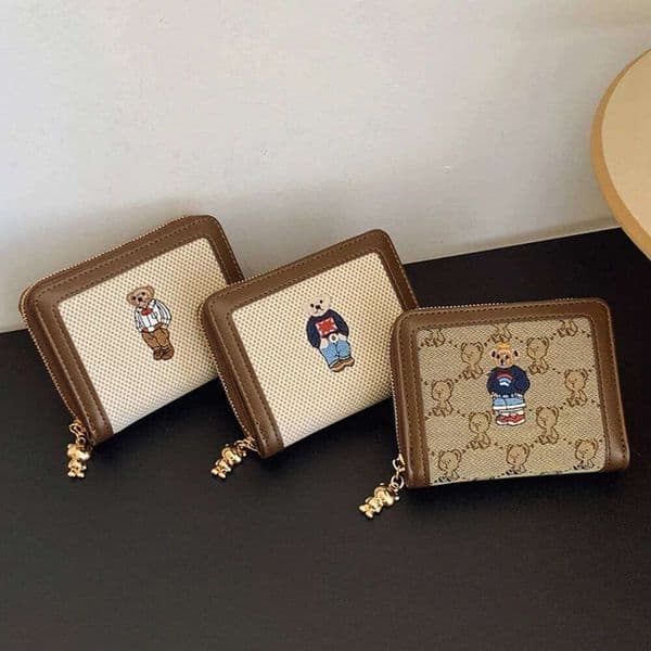 Beibaobao 2025 New Mini Cute Zero Cartoon Fashion Womens Wallet Multi slot Short Integrated Card Bag Y260206 Z260523