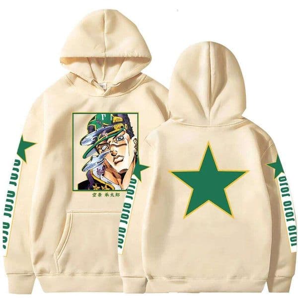 Jotaro Kujo anime JOJO adventure pattern autumn and winter hoodie women's fashion hip-hop men's long-sleeved sweatshirt Z260207