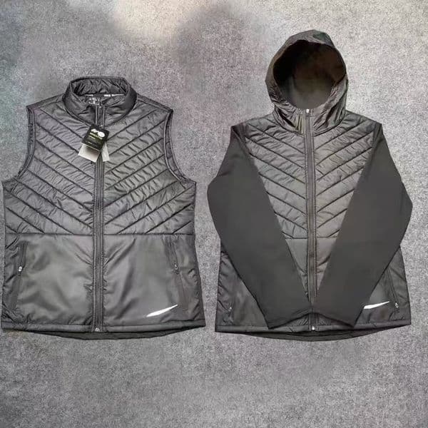 Lightweight, breathable, and warm autumn and winter down cotton training vest