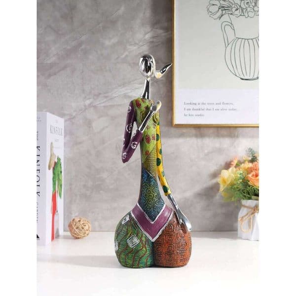 Abstract Art Figurine, Resin Craft, Home Decorative Accessories for Bedroom, Living Room, and Study 26L0207