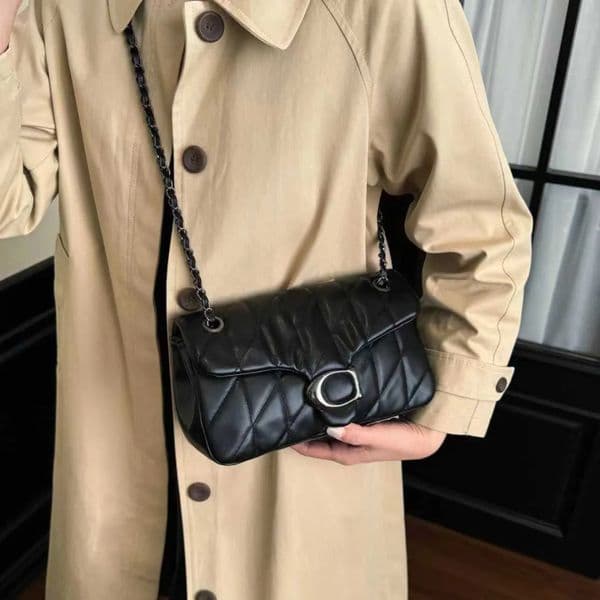 Quality fashion bag shoulder underarm leather designer wholesale ladies classic peplum leather quilted chain crossbody envelope wallets simple envelope wallets