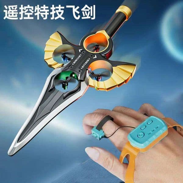 RC toy flying sword induction unmanned aerial vehicle remote control aircraft 26Y0207