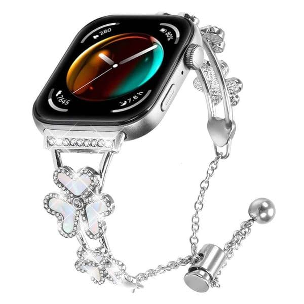 Stainless Steel Fit Strap Women Lady Diamond Metal Bracelet band for Huawei fit 4 4Pro Smart Watch Z260207