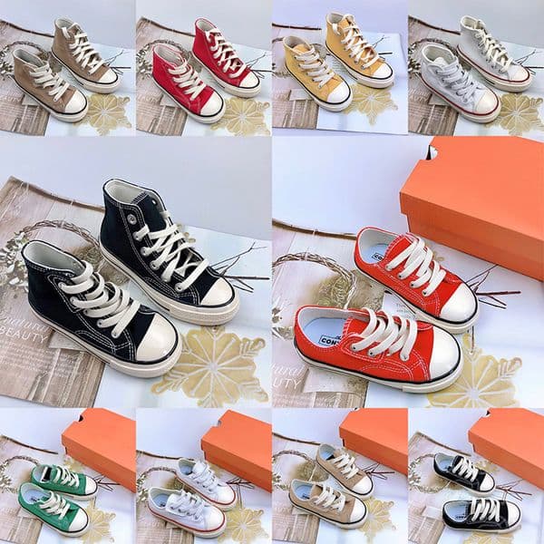 2026 Designer Kids Running Shoes Play Love With Eyes Hearts 1970s Children Big Eyes beige classic casual skateboarding and Boys Girls sports shoes EUR 25-36