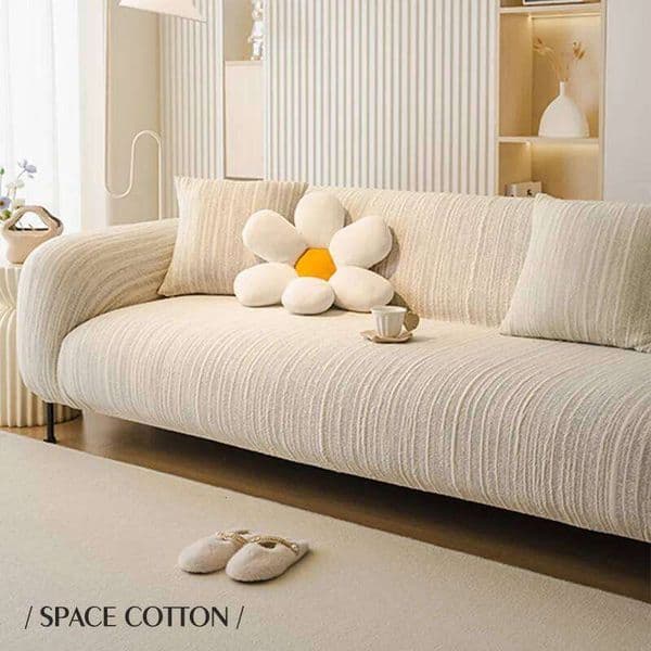 2025 new cream wind elastic all-season sofa cushion all-inclusive fixed non-slip cover 26W0207