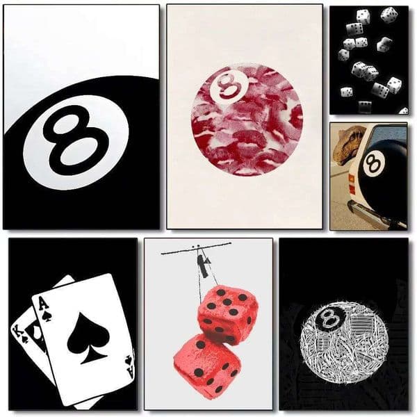 Black And White No Ball Poster Aesthetic Canvas Painting Posters and Prints Wall Art Picture for Bedroom Home Decor No frame 26W0207