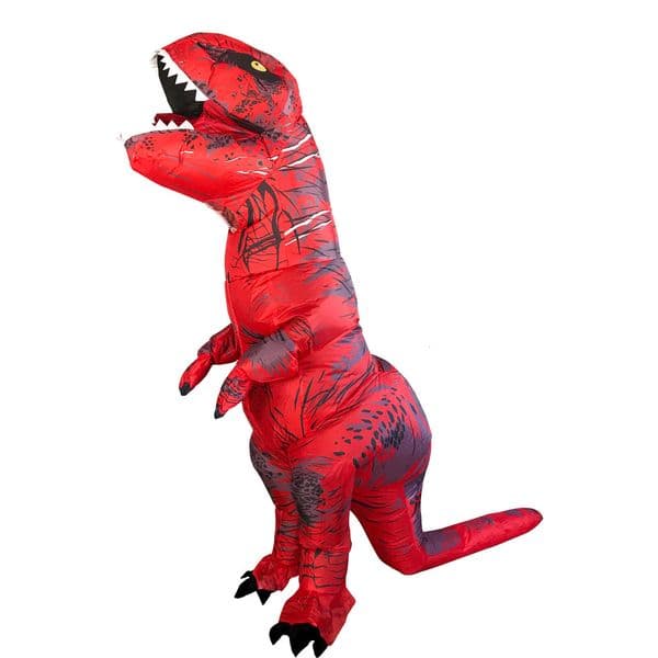 Inflatable Dinosaur Costume for Halloween Outdoor Performances Full-Body Realistic Tyrannosaurus