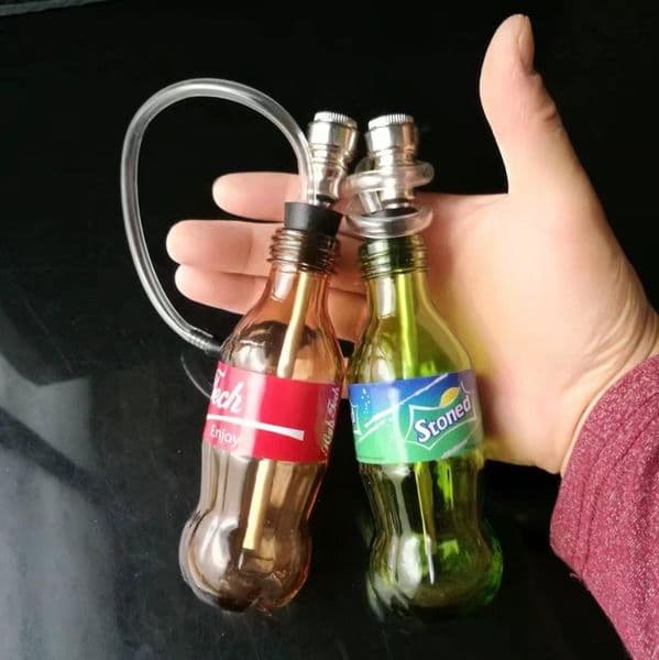 The new glass water bottle Wholesale Bongs Oil Burner Pipes Water Pipes Glass Pipe Oil Rigs Smoking