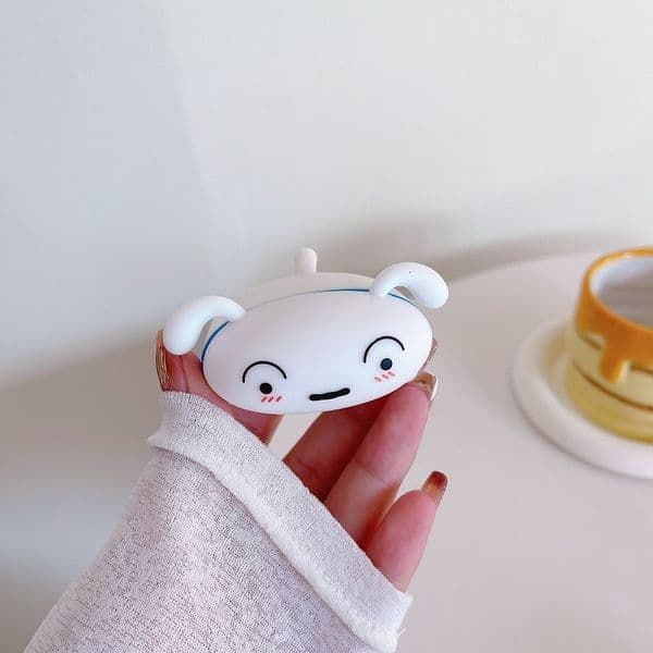 Xiaobai AirPods Pro 2/3 generation Apple Bluetooth wireless earphone case, three-dimensional silicone shell, suitable for trendy design