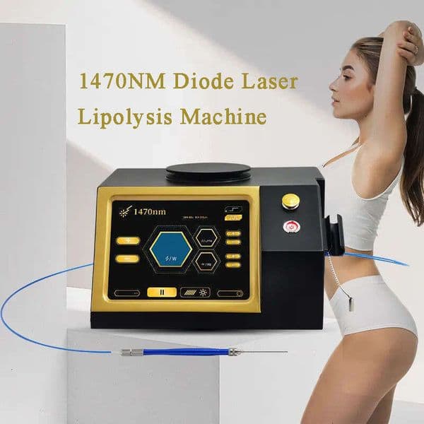 New 2026 Newest Endosuction 12W 1470 Diode Laser Lipolysis Cellulite Decomposing Slimming Optic Fiber Coupling Laser Skin Tightening Liposuction Devic