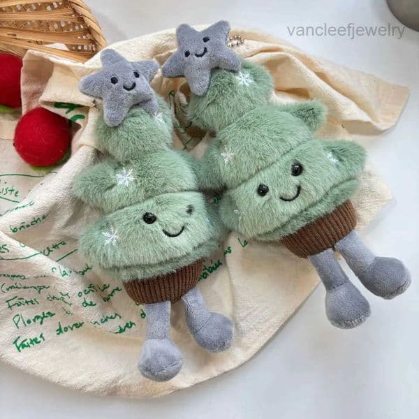star Christmas tree Cute British fun Christmas series Christmas tree plush toy doll pendant gift doll gift 251231