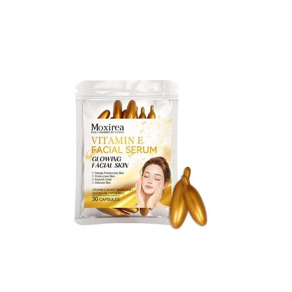 Moxirea Vitamin E Moisturizing Capsule Refreshing Hydrating Comfortable Nourishing Facial Skin Care Essence