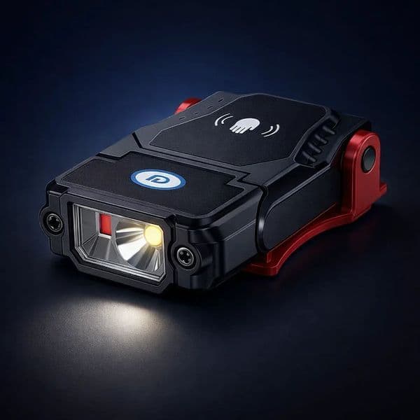 Mini LED Sensor Cap Clip Headlamp USB Rechargeable Waterproof 90 Adjustable Hand Free Light for Camping Fishing Hunting Running 260206