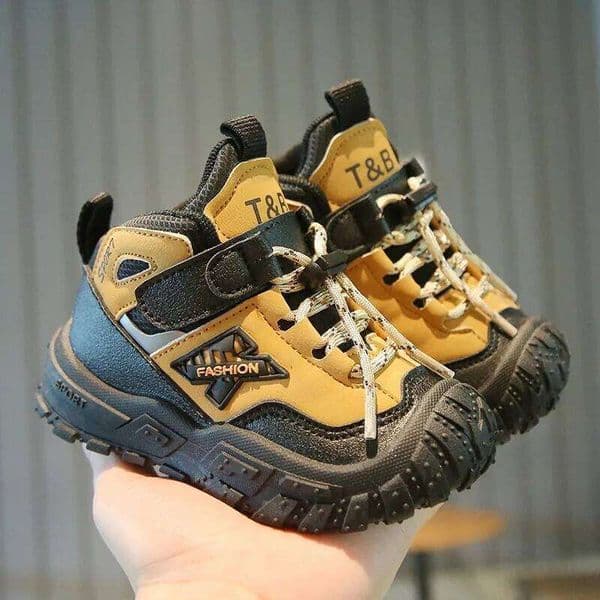 Kids Athletic 2025 Boys Dad Spring Fall Casual Sneakers Non-Slip Soft Bottom Toddler Running Walking Shoes H260207 thumbnail 2
