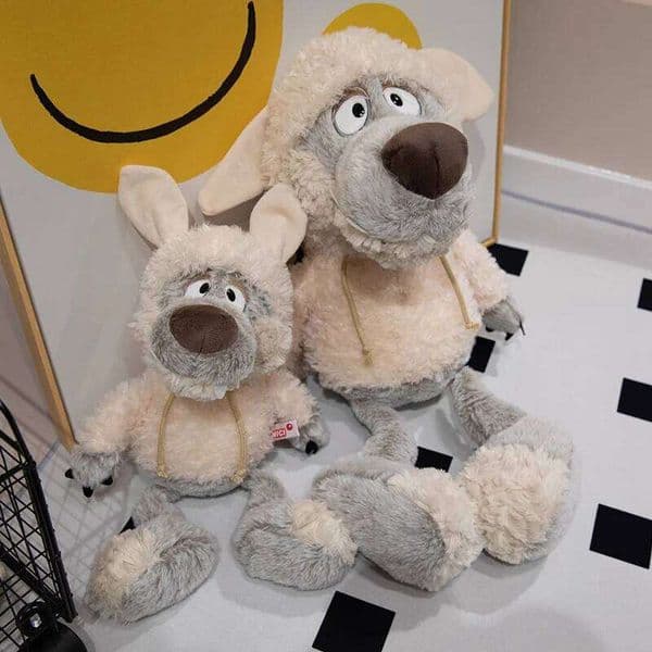2Size New Camouflaged Plush Toy Sheepskin Muppets Sleep Pillow Wolf Doll In Sheep's Clothing Xmas Birthday Gifts H260209