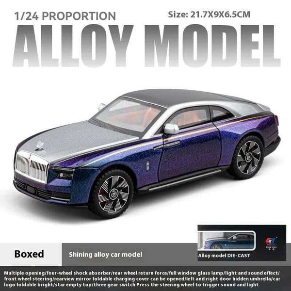 1:24 Rolls Royce Spectre Coupe Sport Alloy Diecast Car Model Collection Of Hobbies And High Simulation Quality Decoration 26W0209
