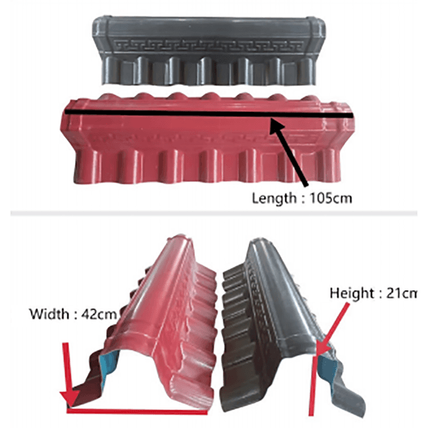 Purchase, please consult, factory customized heat-resistant ASA roof panel resin integrated tile for wall anti-corrosion ASA synthetic resin roof tile