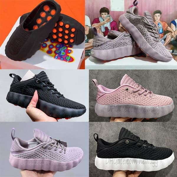 Top mens Mind 001 002 Running Shoes for Men Women Pre-match Tech Comfortable Slippers Light Bone Solar Red Black Chrome Light Smoke Grey Fashion Shoes
