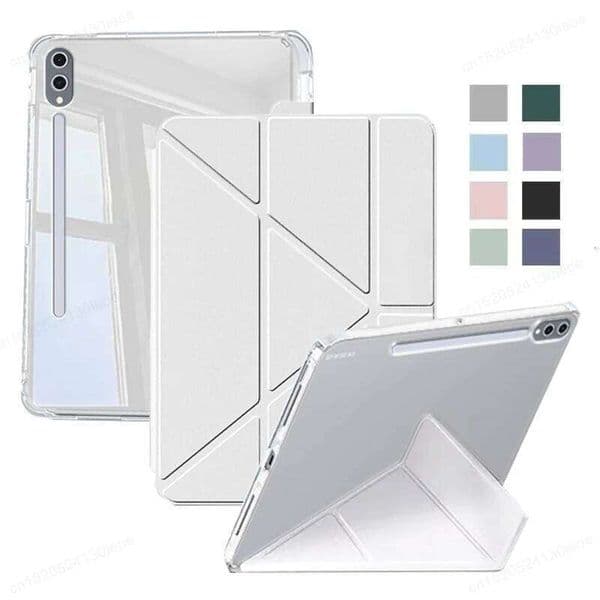 Samsung S10 FE 10.9 12.4 13.1 inch Case Acrylic Back Cover For Galaxy Tab A9 Plus S9 fe 11" Pen Holder Cases Z260209