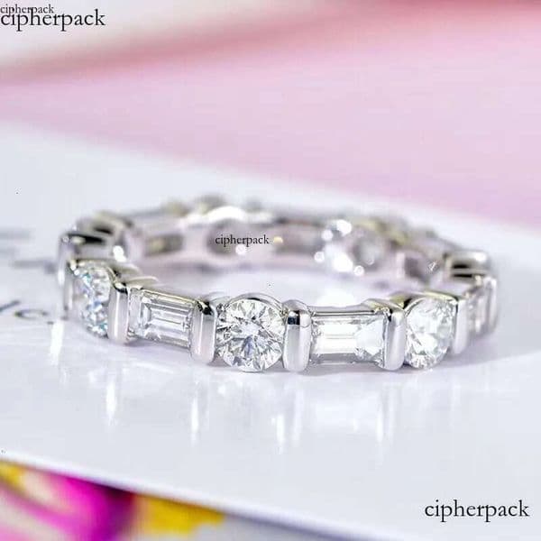 DHcollection Grass Stone Q060 Women's Zircon Wedding Ring 90