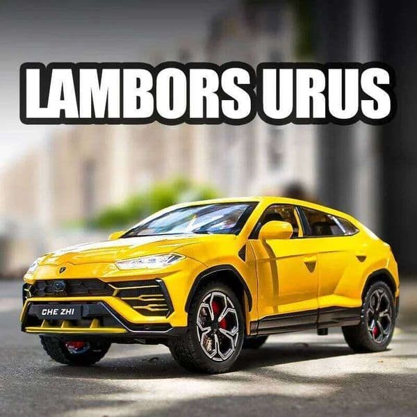 1:24 Scale Lambors URUS Alloy Model SUV Vehicle Diecast Metal Collection Simulation Sound & Light Toy Car For Children 26W0209