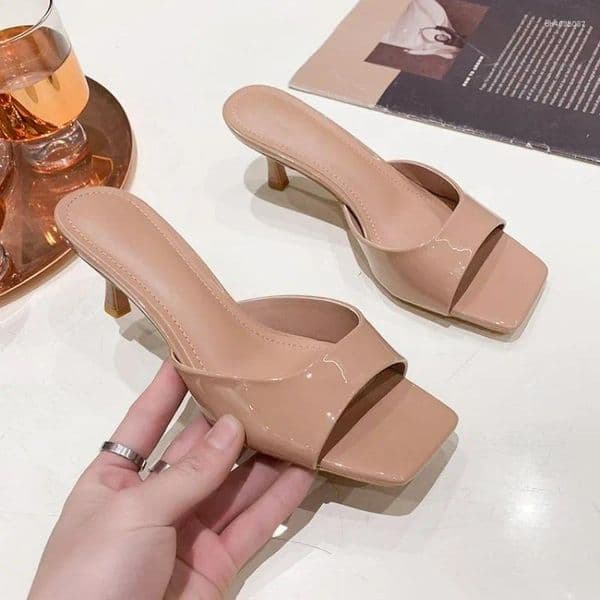 Sandals Luxury Designer Women Wedding Pumps Flowers Back Strap Sexy Slingback High Heel Dress Shoes For Woman High-heeled Slippers