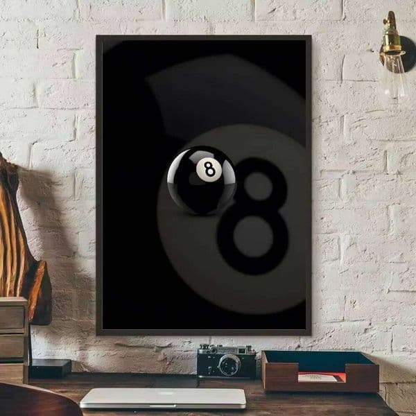 TJH Black And White No Ball Poster Aesthetic Canvas Painting Posters and Prints Wall Art Picture for Bedroom Home Decor No frame 26W0207