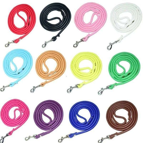 New PU Leather Pets Leash Rope Solid Running Buldog Belt Puppy Cat Dog Harness Lead Leashes for Small Dogs 26Y0209