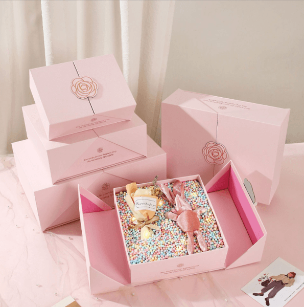 Flip-top packaging box, birthday gift box, high-end luxury gift box. Customize.