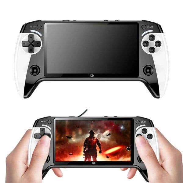5.5 Inch Screen Handheld Console 1500mAh Electronic Type-C Charging Portable Game Player for Kids Adults X260209