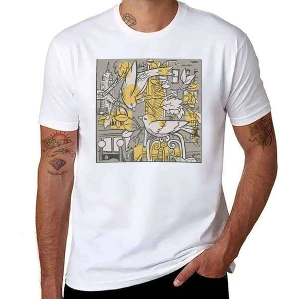 It's Nice To Be Home graphic funny cotton 100% t shirts for man pack white T-Shirt X260209