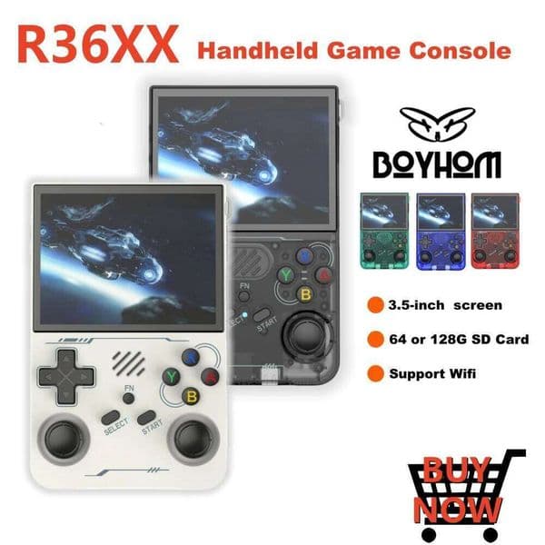 R36S MAX with WIFI R36XX Handheld Game ConsoleConnectivity, 3.5-inch Screen, Built-in 15000+ Games, A Great Gift X260209