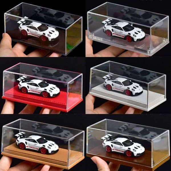 1:64 Acrylic Leather Bottom Universal Model Car Dust BoxExcluding car 26W0209