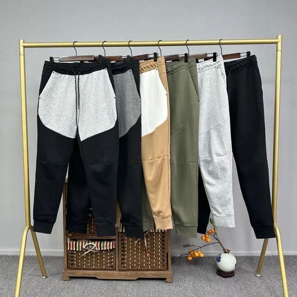 Designer pants men sweatpants Knit Sweatpants Patchwork Pocket Pants Breathable Casual Long Sweatpants technology fleece Running Training Trouser