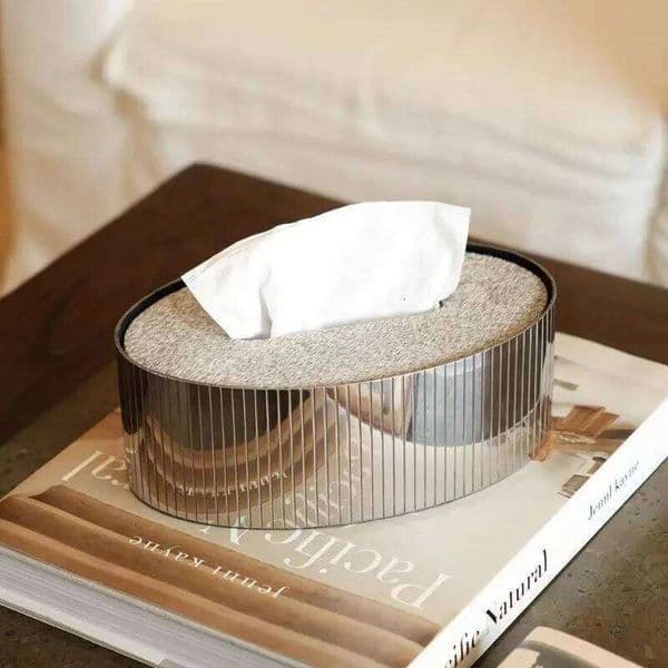 Horsehair Box Modern Living Room Desktop Tissue Storage Nordic Restaurant Napkin Boxes Home Decoration Accessories 26H0210